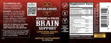Load image into Gallery viewer, Bucklebury Memory and Focus Brain Support Capsules
