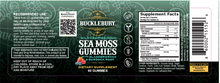 Load image into Gallery viewer, Bucklebury Wildcrafted Irish Sea Moss Gummies 60 Count