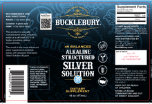 Load image into Gallery viewer, Bucklebury Structured Silver Liquid 30ppm Mineral Alkaline Colloidal Silver Water