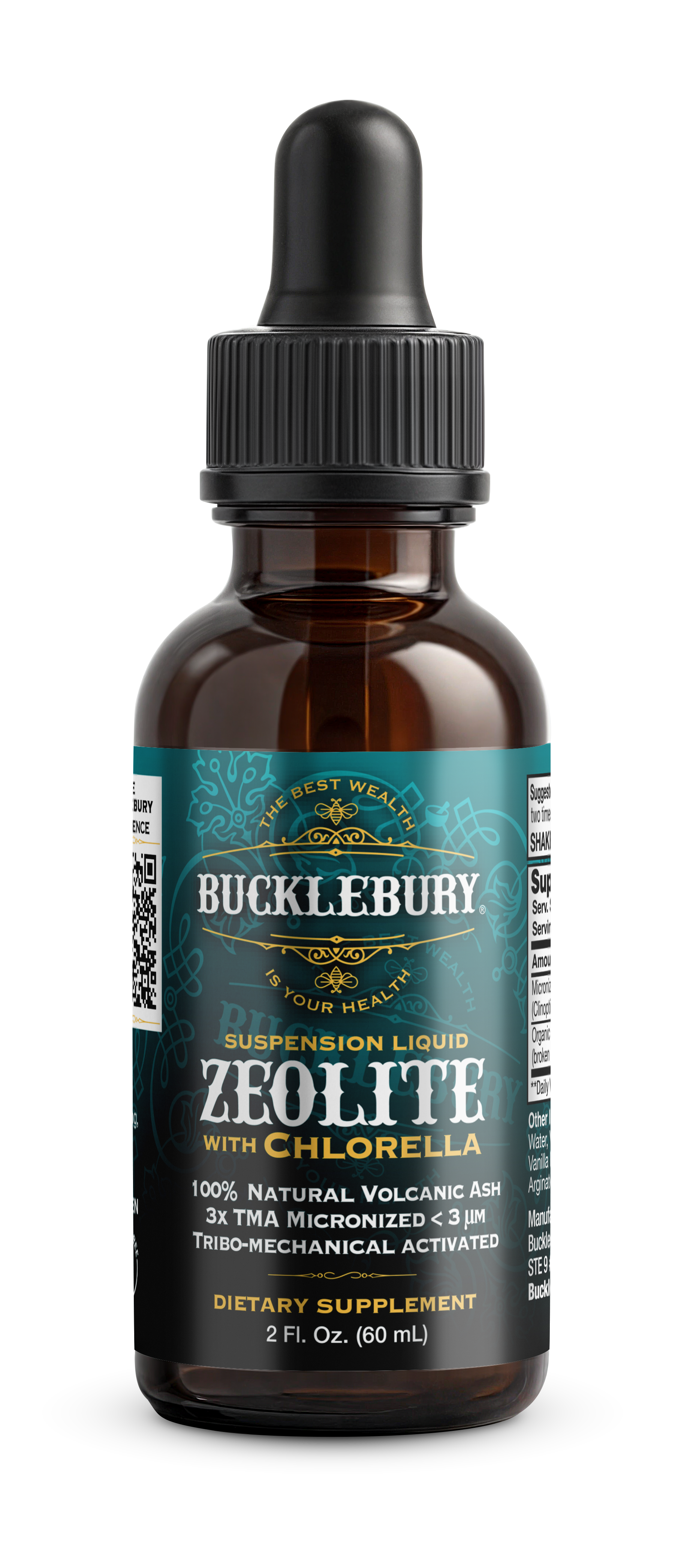 Bucklebury Zeolite Suspension Liquid with Chlorella