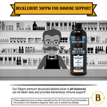Load image into Gallery viewer, Bucklebury Structured Silver Liquid 30ppm Mineral Alkaline Colloidal Silver Water