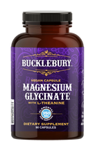Load image into Gallery viewer, Bucklebury Magnesium Glycinate w/ L-Theanine

