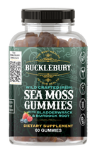 Load image into Gallery viewer, Bucklebury Wildcrafted Irish Sea Moss Gummies 60 Count
