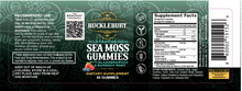 Load image into Gallery viewer, Bucklebury Wildcrafted Irish Sea Moss Gummies 60 Count
