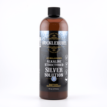 Load image into Gallery viewer, Bucklebury Structured Silver Liquid 30ppm Mineral Alkaline Colloidal Silver Water
