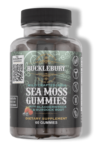 Bucklebury Wildcrafted Irish Sea Moss Gummies 60 Count