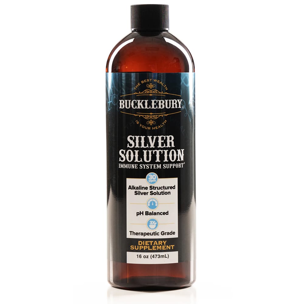Bucklebury Structured Silver Liquid 30ppm Mineral Alkaline Colloidal Silver Water