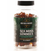Load image into Gallery viewer, Bucklebury Wildcrafted Irish Sea Moss Gummies 60 Count
